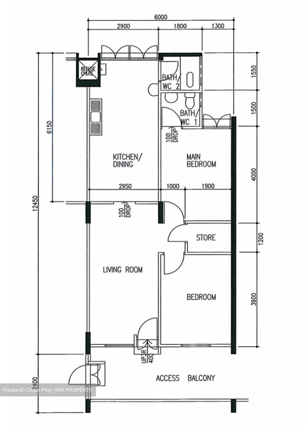 Blk 212 Ang Mo Kio Avenue 3 (Ang Mo Kio), HDB 3 Rooms #637758001